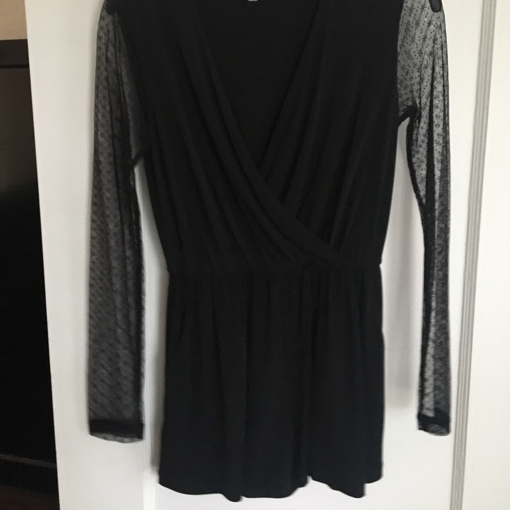 BCBG Black Romper